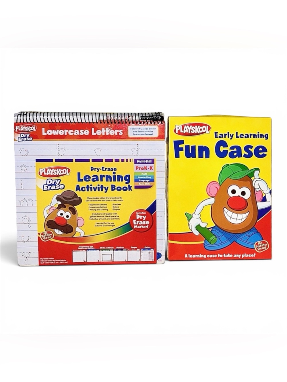 Playskool Mr Potato Head Early Learning Fun Case & Dry Erase Learn to Letter Pad